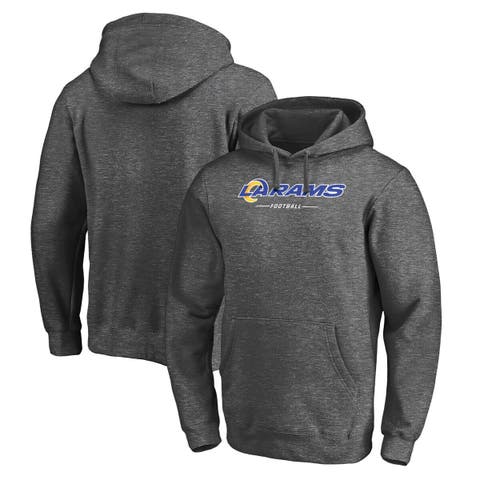 Men's Antigua Black/Heather Gray Buffalo Sabres Victory Colorblock Pullover Hoodie Size: 3XL