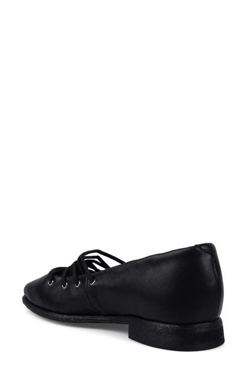 Artisan Crafted By Zigi Quinn Flat In Black Leather