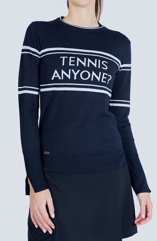 Shop L'etoile Sport The Court Sweater In Navy