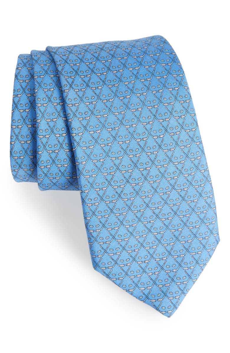 Vineyard Vines 'Hockey' Print Silk Tie | Nordstrom