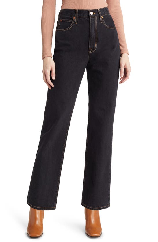 SLVRLAKE SLVRLAKE LONDON HIGH RISE STRAIGHT LEG JEANS 