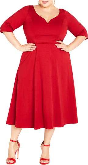 City Chic Cute Girl Fit & Flare Dress | Nordstrom