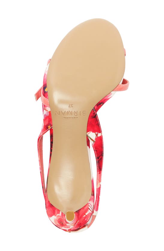 Shop Alexandre Birman Maia Slingback Sandal In Coral Blossom/ Pink