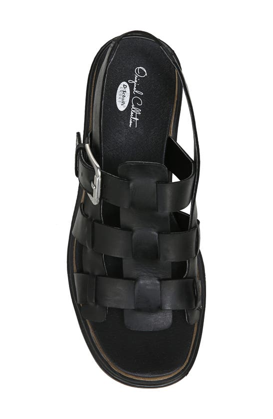 Dr. Scholl's Afterglow Platform Slingback Sandal In Black | ModeSens