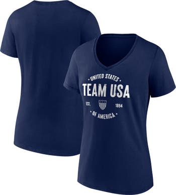 FANATICS Women's Fanatics Branded Navy Team USA Clean Heritage V