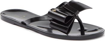 Kate spade 2025 bow flip flops