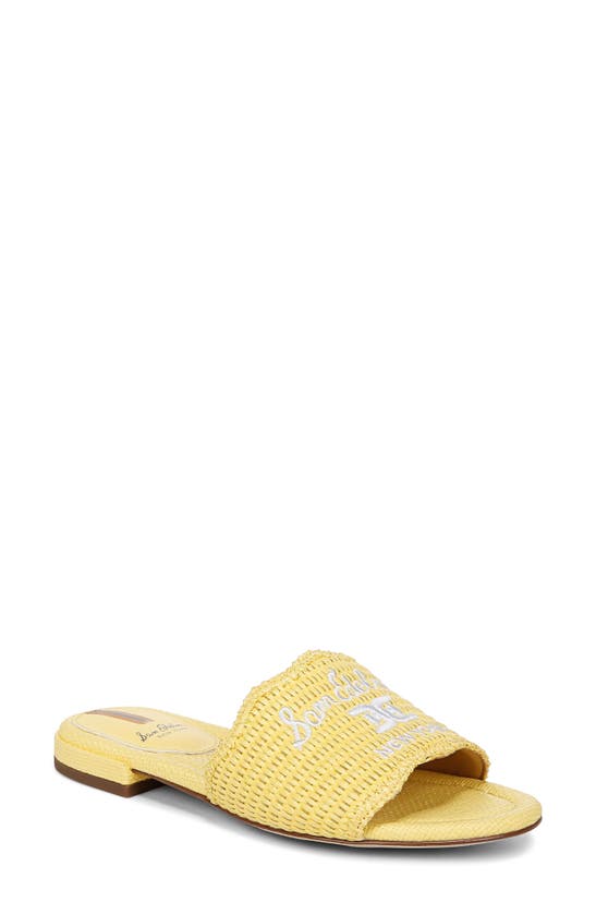Shop Sam Edelman Evette Slide Sandal In Yellow Dahlia