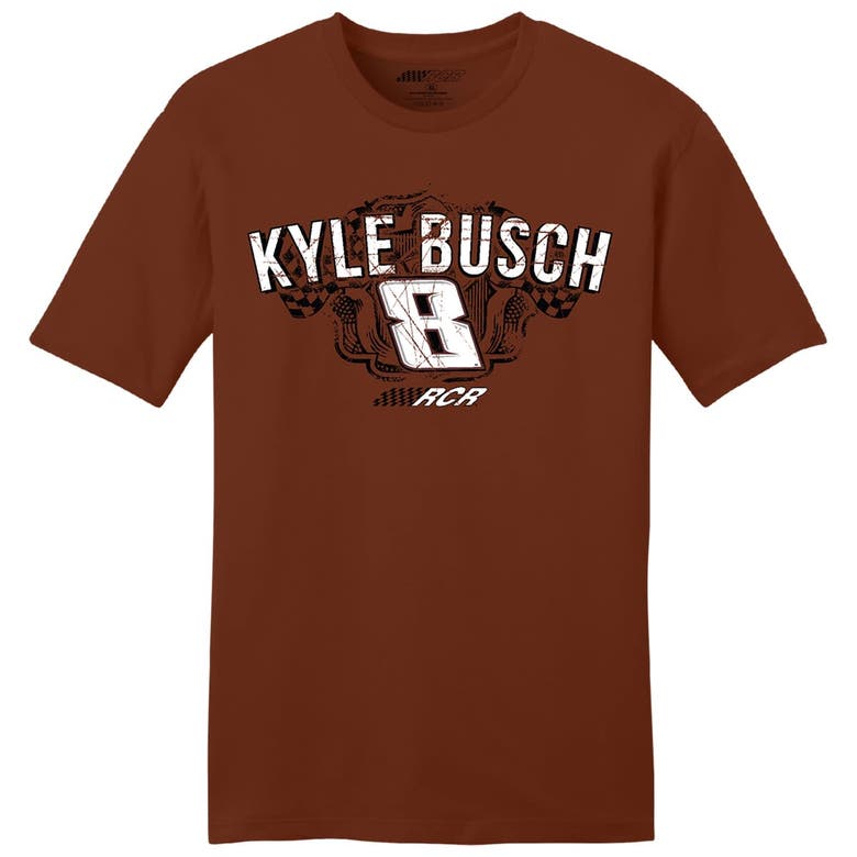 Shop Nascar Richard Childress Racing Team Collection  Brown Kyle Busch Rebel Bourbon Car T-shirt