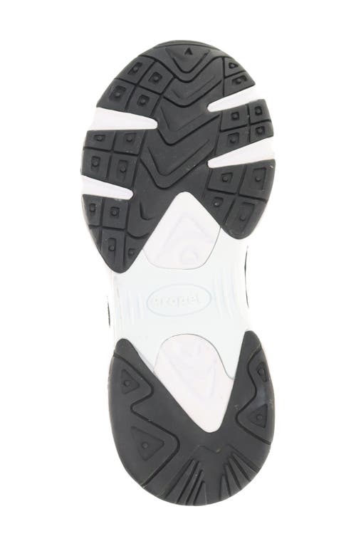 Propét Stability Strive Mid Sneaker In Black/pink
