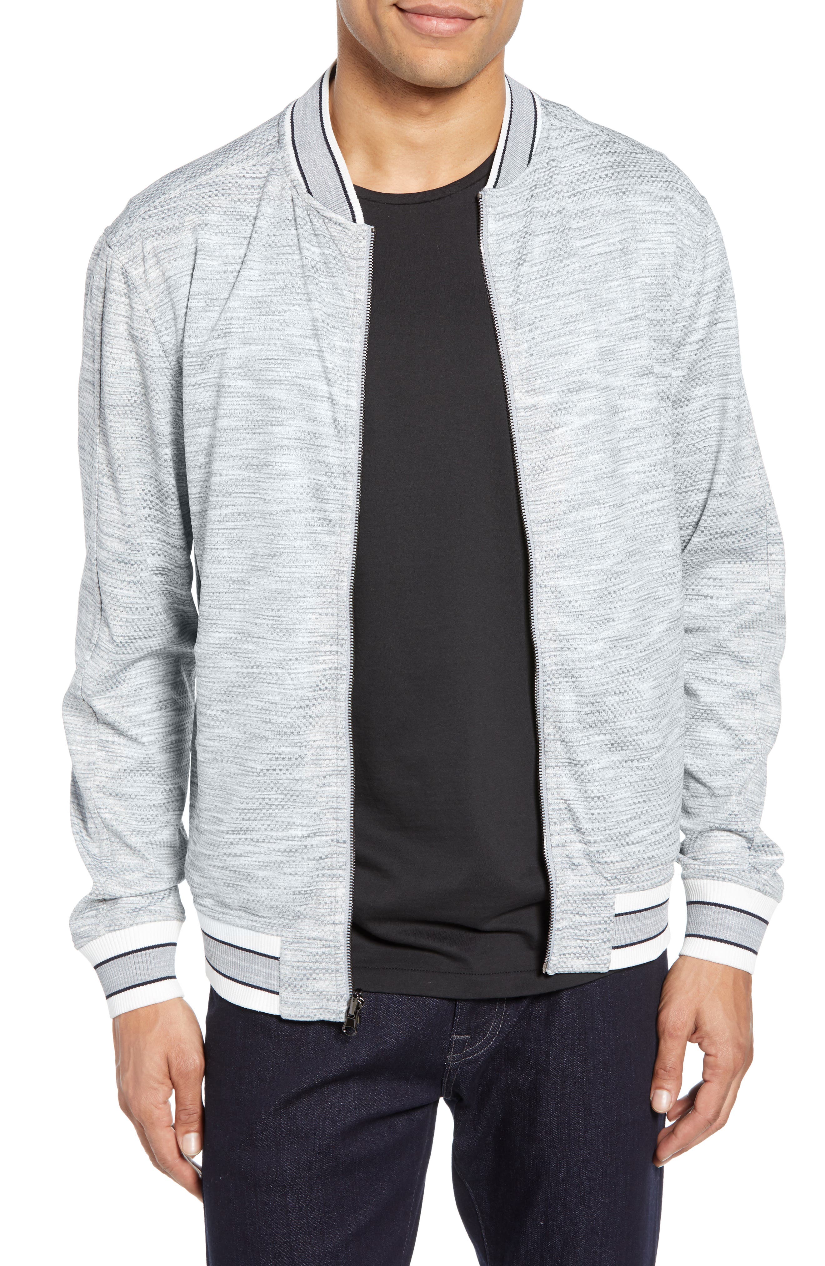 slim fit bomber jacket vince