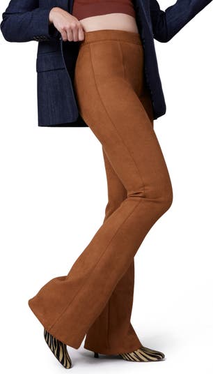 SPANX® Faux Suede Flare Pants