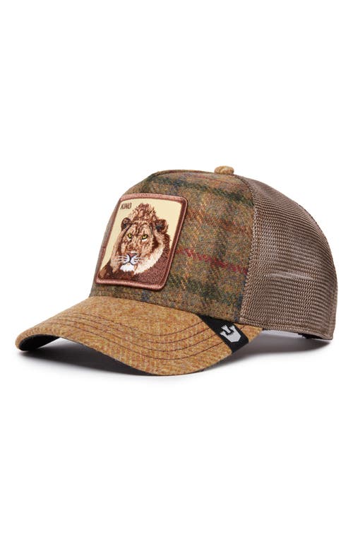 Goorin Bros . Moon Lion Trucker Hat In Brown