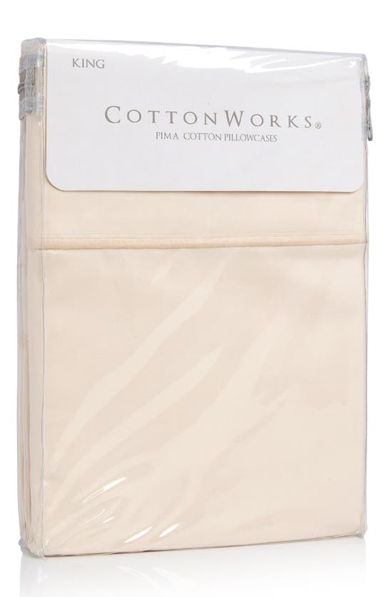 BEDHOG BEDHOG 2-PIECE 1000 THREAD COUNT PIMA COTTON PILLOWCASE SET