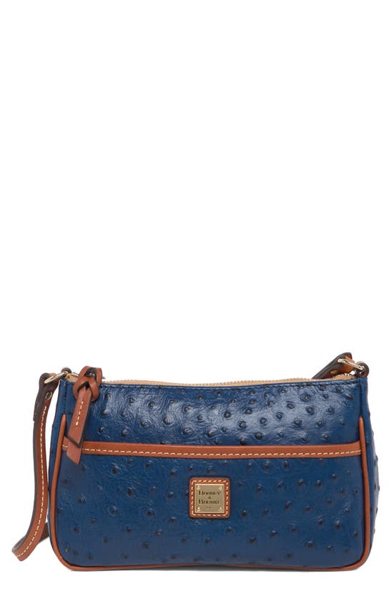 Dooney & Bourke Lola Leather Pouchette Shoulder Bag In Blue
