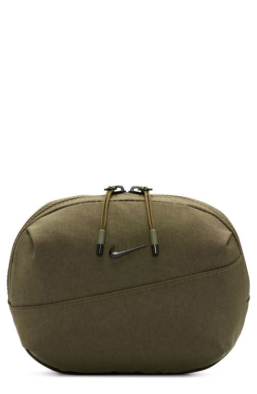 Shop Nike Aura Belt Bag In Medium Olive/olive/black