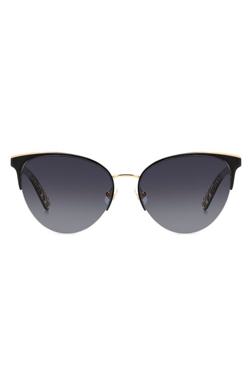 Kate Spade New York Izara 57mm Gradient Cat Eye Sunglasses In Blue