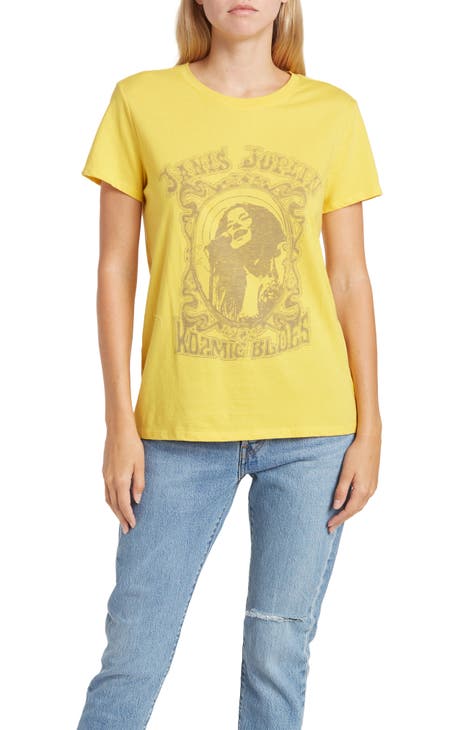 Lucky Brand Trendy Plus Size Janis Joplin T-shirt in Red