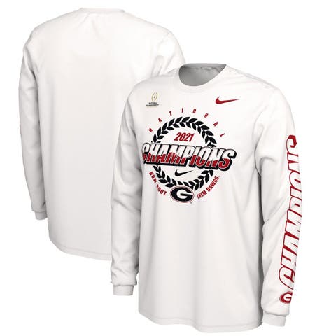 Men's Nike White Oregon Ducks Team Logo Stack Legend Performance Long Sleeve T-Shirt