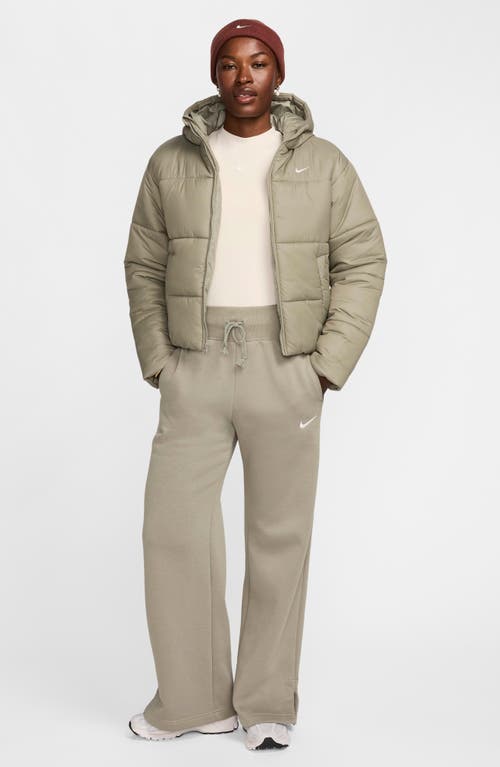 Shop Nike Sportswear Therma-fit Classic Puffer Jacket In Light Army/white