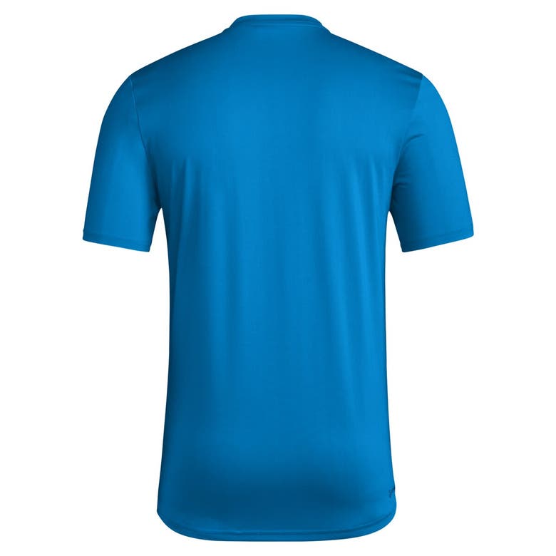 Shop Adidas Originals Adidas Blue Charlotte Fc 2024 Jersey Hook Aeroready T-shirt