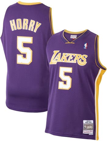 Men's Los Angeles Lakers Robert Horry Mitchell & Ness Powder Blue
