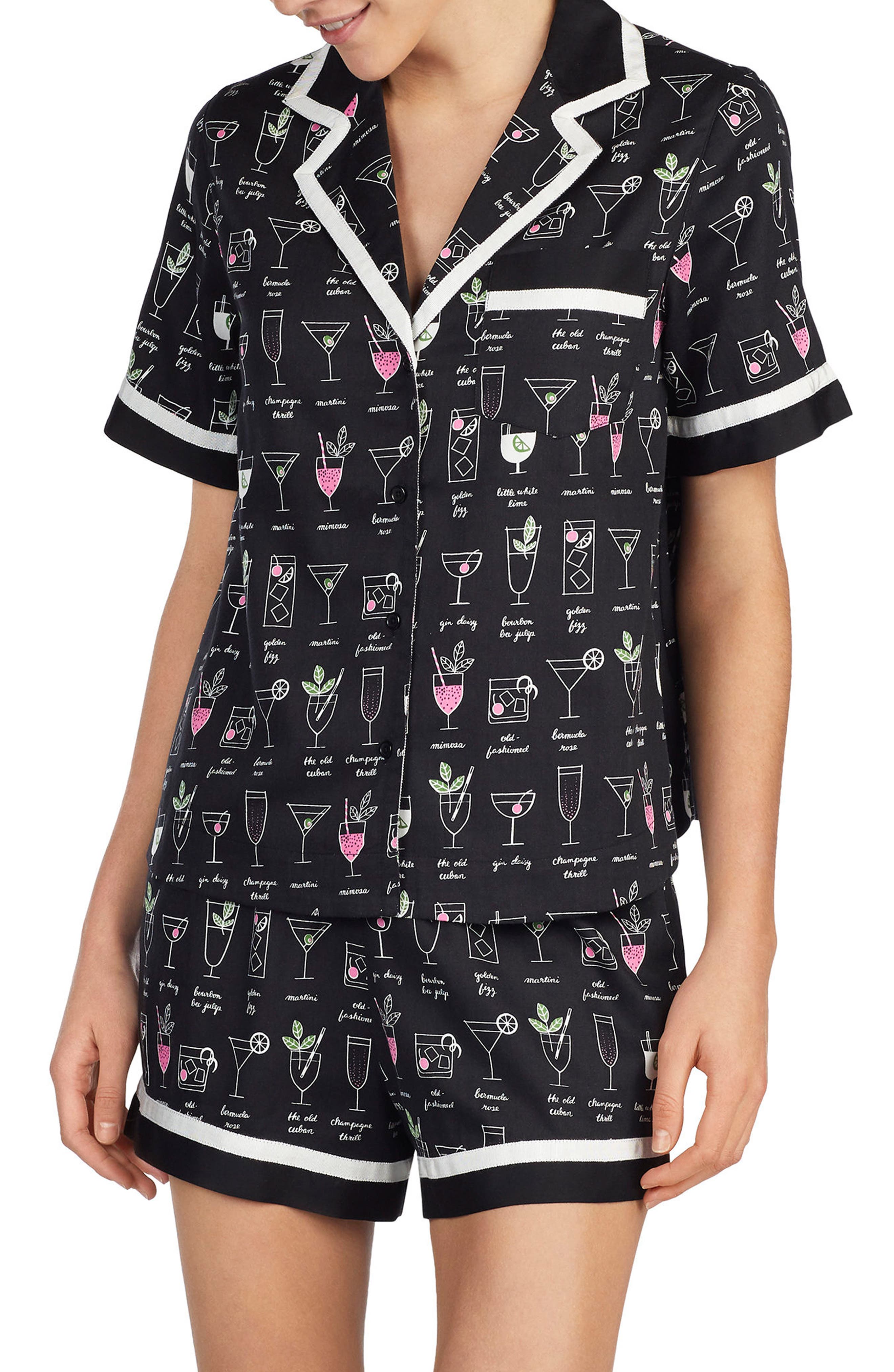 kate spade new york short sateen pajamas Nordstrom