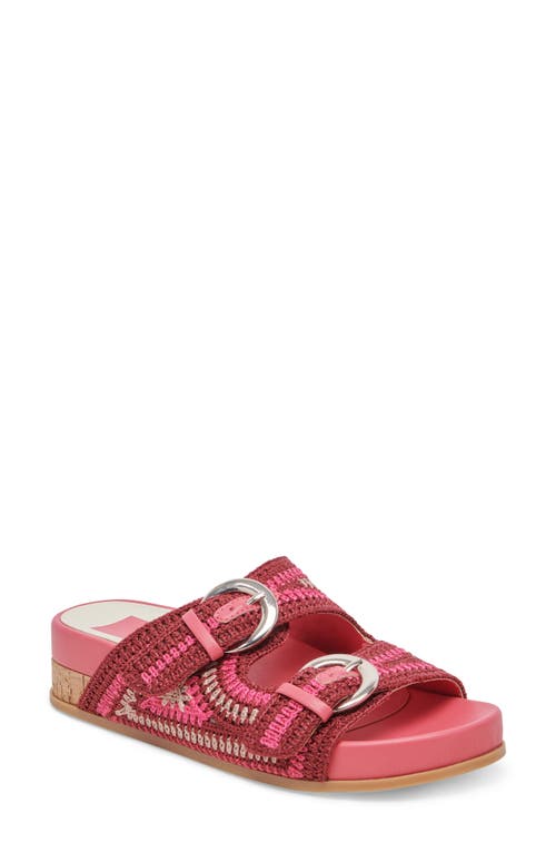 Ralli Wedge Sandal in Pink Multi Knit