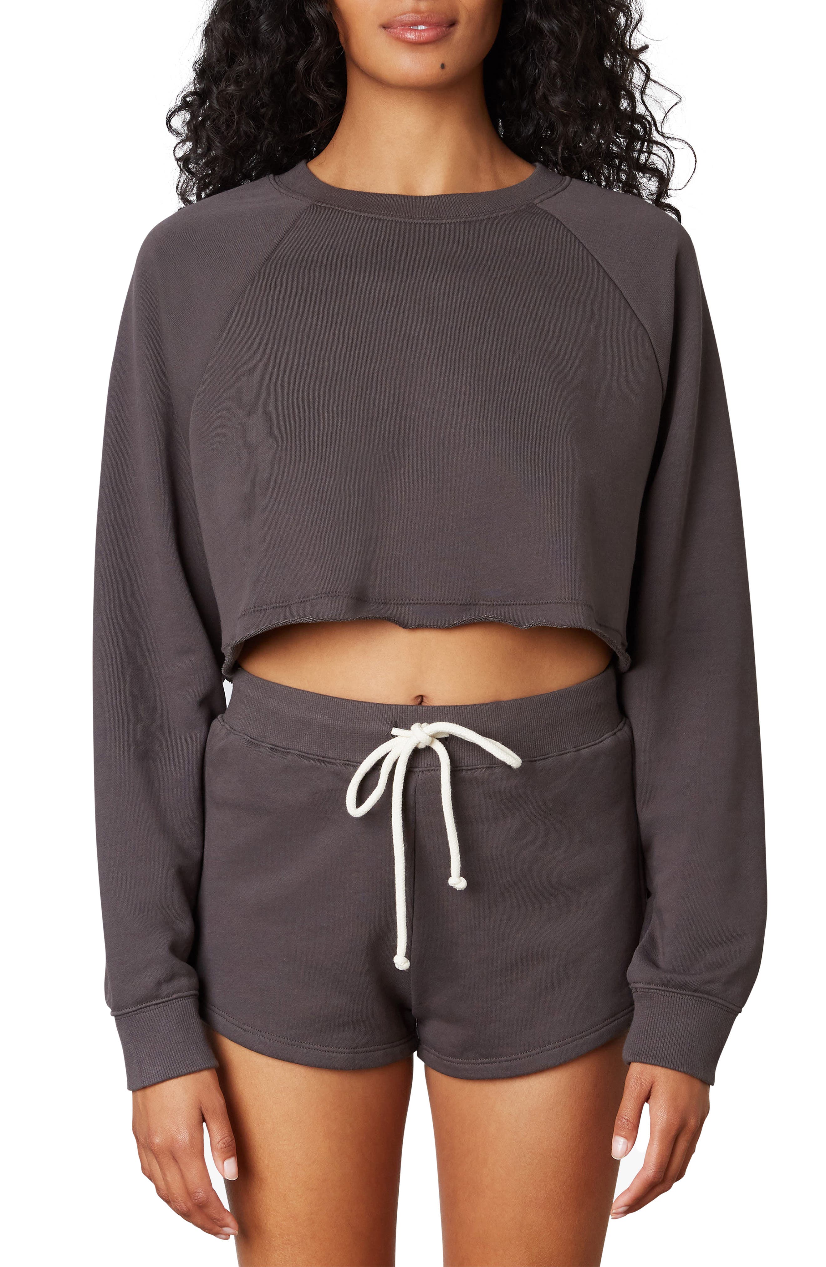 NIA Women's Casual Long Sleeve Cropped Zip Up Hoodie Sweatshirt