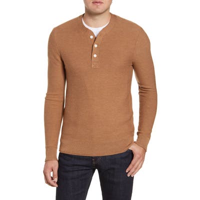 Bonobos Merino Wool Knit Henley, Beige
