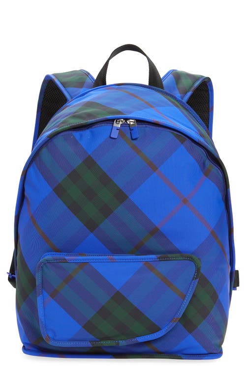 Shield Check Nylon Backpack in Knight