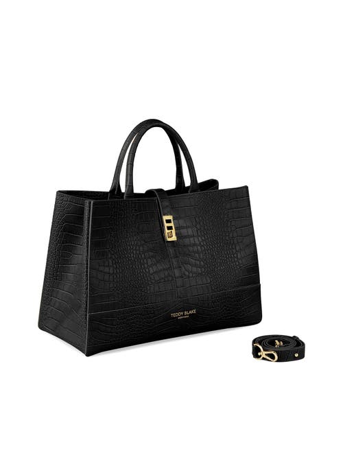 Teddy Blake Lola Croco 15" In Black/red