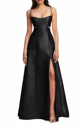 Rent HOUSE OF CB Anabella Lace Up Maxi (Black) - Rent this $129