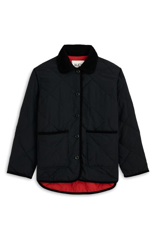 Shop Alex Mill Quinn Quilted Nylon Jacket In Black