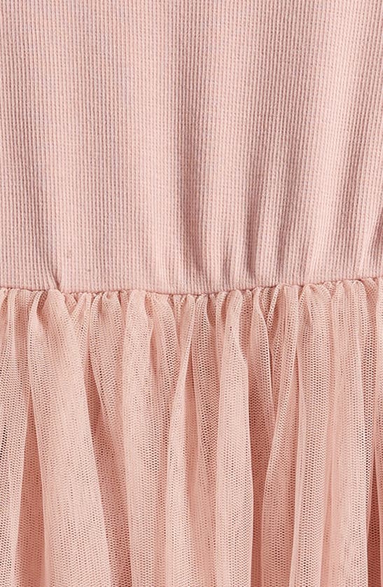 TUCKER + TATE TUCKER + TATE KIDS' RUFFLE LONG SLEEVE DRESS