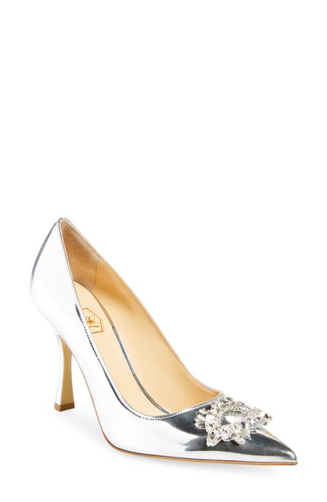 Nordstrom silver sale pumps