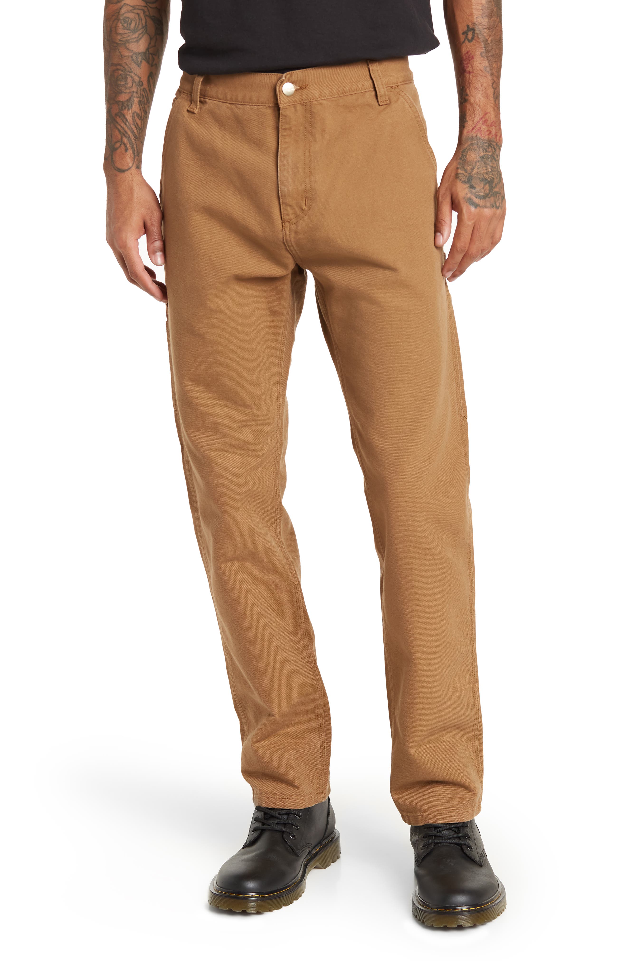 orange carhartt pants