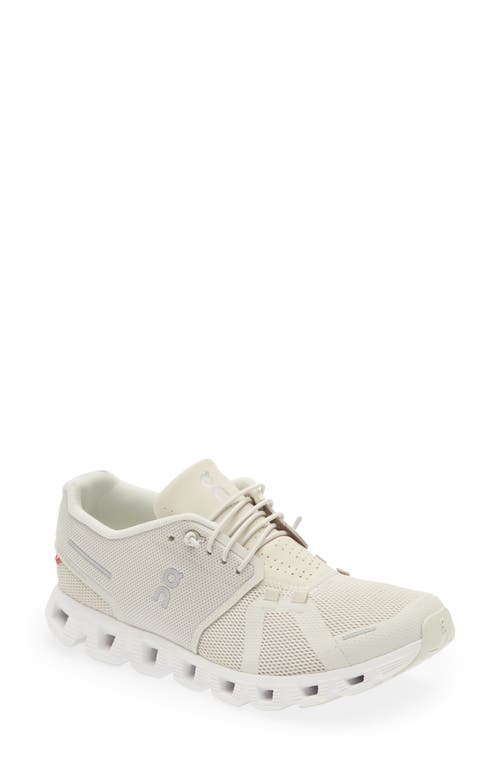 Shop On Cloud 5 Running Shoe In Pearl/white