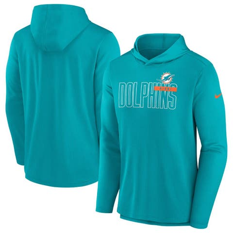 Miami Dolphins Mitchell & Ness Head Coach Hoodie - Dark Teal - Mens