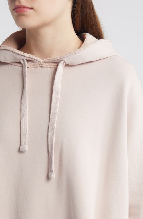 Frank & Eileen Kane Capelet Hoodie Heather White Melange In Almond