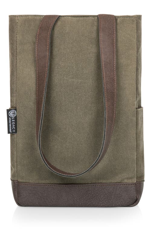 Picnic Time 2 Bottle Insulated Wine Cooler Bag In Green