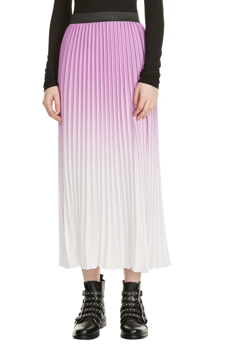 maje Jonael Pleated Midi Skirt | Nordstrom