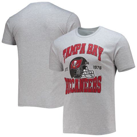 Men's Junk Food Heathered Gray Philadelphia Eagles Helmet T-Shirt