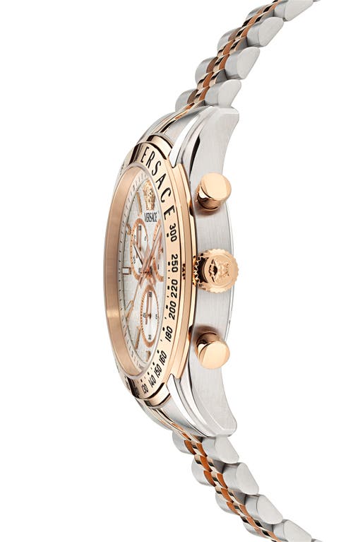 Versace Master Chronograph, 44mm In Two Tone