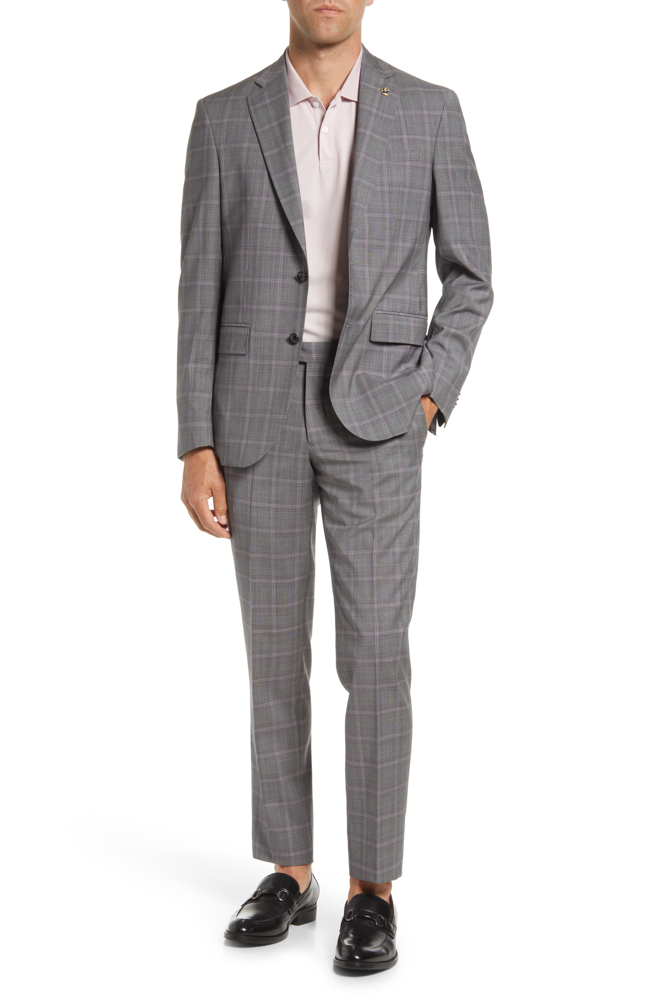 Mens Clothing Suits Grey Prada Wool Two-piece Tailored Suit in Grey for Men 