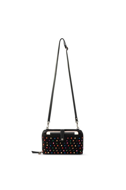 Shop The Sak Iris Smartphone Crossbody In Black Multi Beads