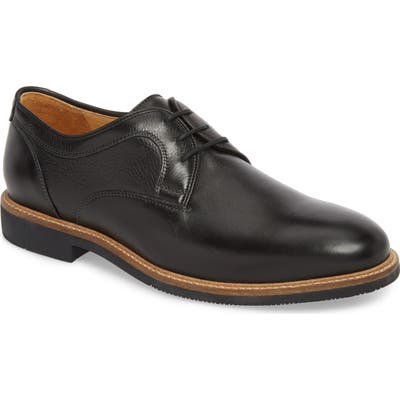 Johnston & Murphy Barlow Plain Toe Derby, Black