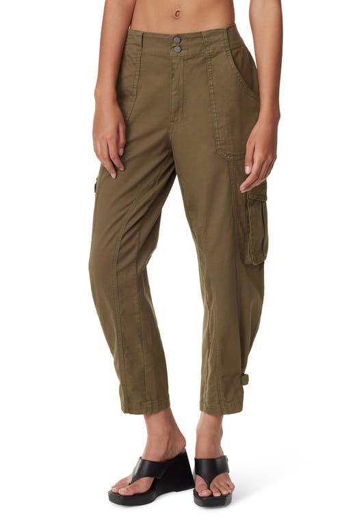 Circus NY Stretch Cotton Ankle Cargo Pants in Burnt Olive