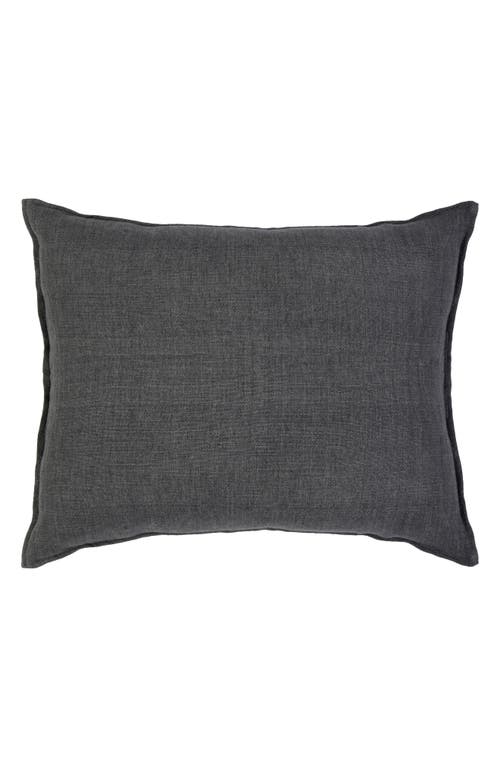 Pom Pom at Home Montauk Big Accent Pillow in Charcoal at Nordstrom