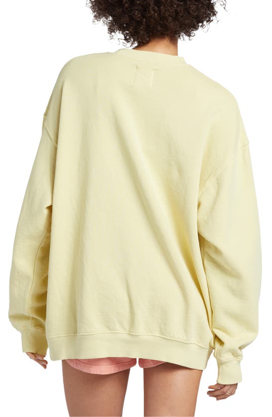 Shop Billabong Ride In Cotton Blend Graphic Sweatshirt In Sunspell