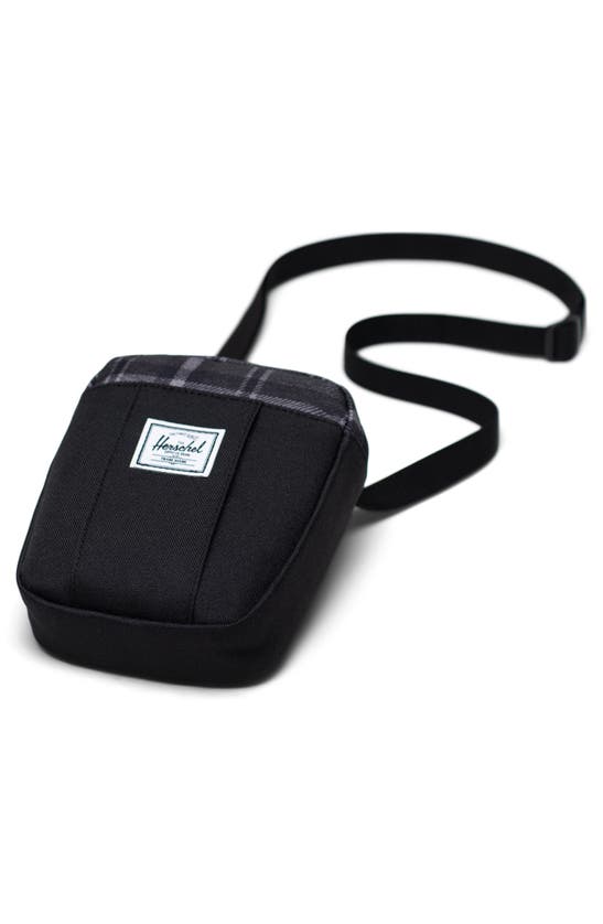 Herschel Supply Co. Cruz Crossbody Bag In Black/ Greyscale Plaid ModeSens